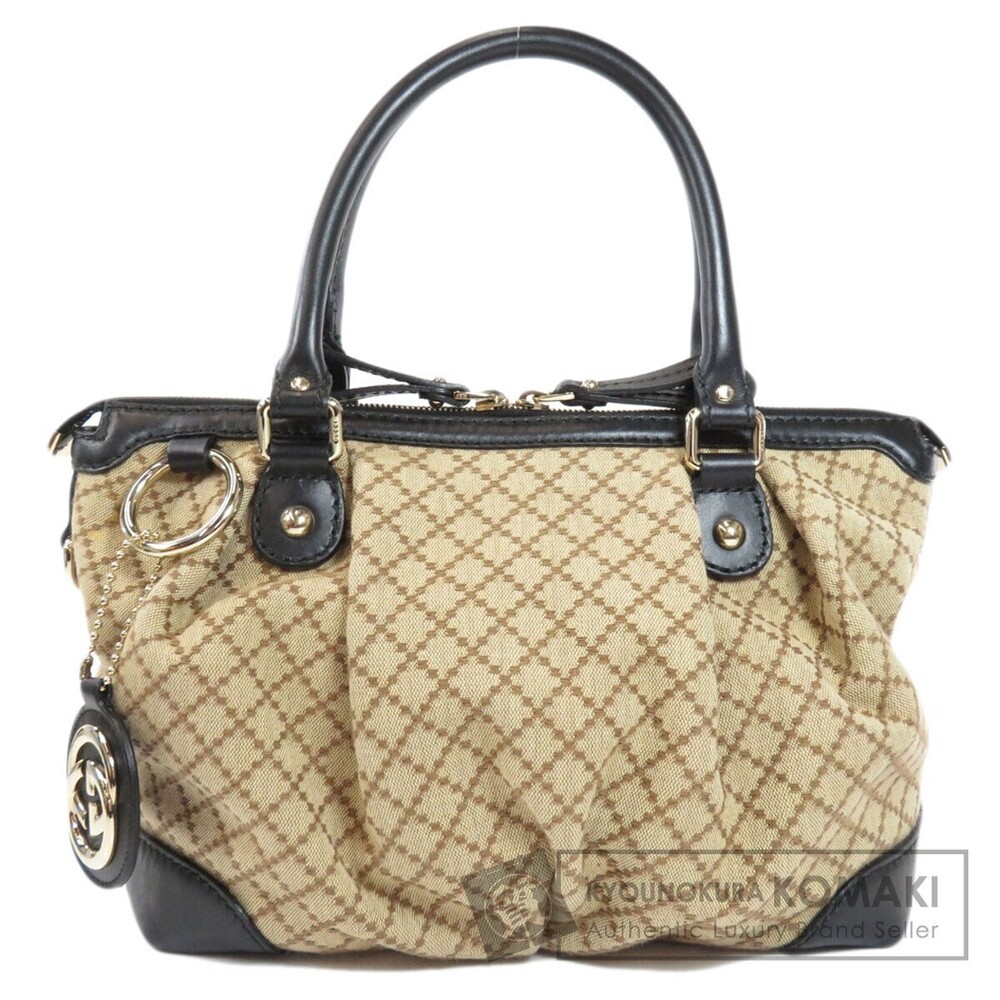 Gucci Sukey Bag Diamante Handbag Canvas